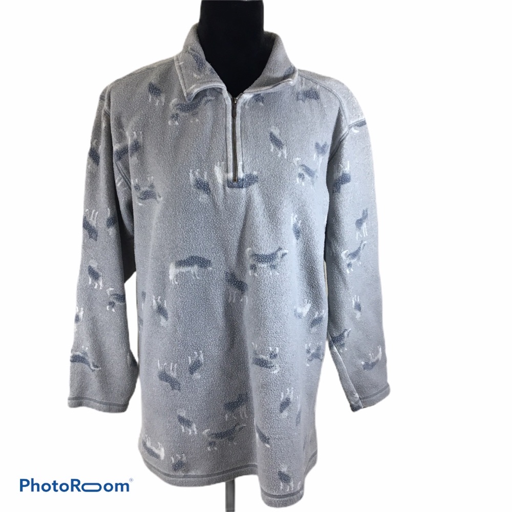 Woolrich  Fleece Zip Top Size Medium